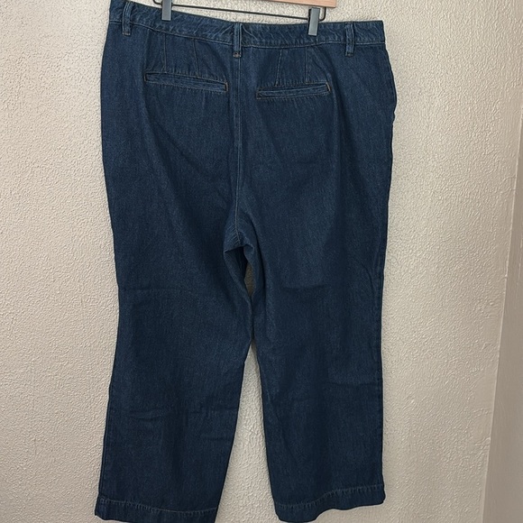Lane Bryant Plus Size Women Medium Wash Mid Rise Wide Leg Jeans - Size 20 Cotton - Picture 6 of 10